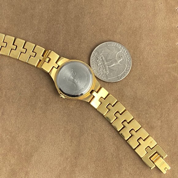 Vintage Jaz Paris French Designer Gold Watch